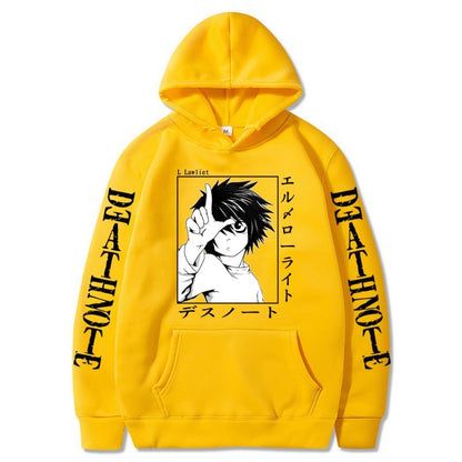Hoodies  Japanese anime, death notes, creative new student casual hoodies