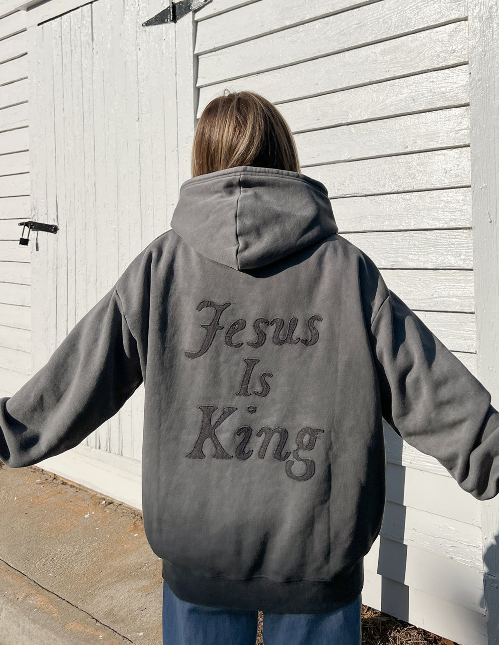 Not Sorry Jesus Is King Unisex Hoodie